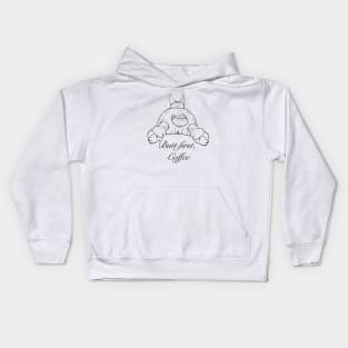 Butt First Kids Hoodie